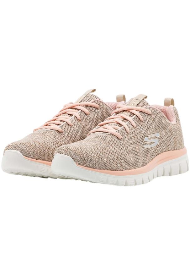skechers - Buty damskie SKECHERS Graceful Twisted Fortune. Kolor: beżowy
