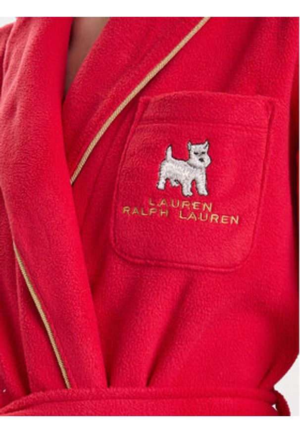 Lauren Ralph Lauren - LAUREN RALPH LAUREN Szlafrok ILN42471 Czerwony. Kolor: czerwony. Materiał: syntetyk