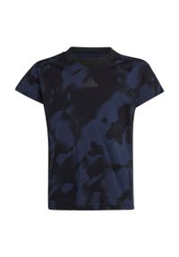 Adidas - Koszulka Future Icons Camo Printed Kids. Kolor: wielokolorowy, niebieski, czarny