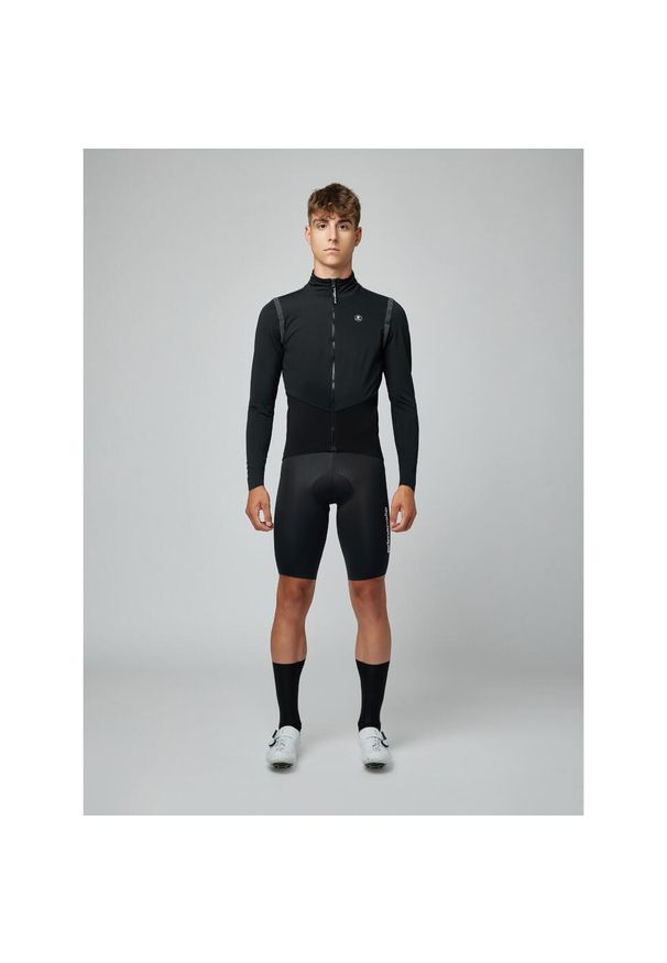 PISSEI - Dżersej z długim rękawem Pissei Primapelle. Kolor: czarny. Materiał: jersey. Długość rękawa: długi rękaw. Długość: długie. Sport: kolarstwo