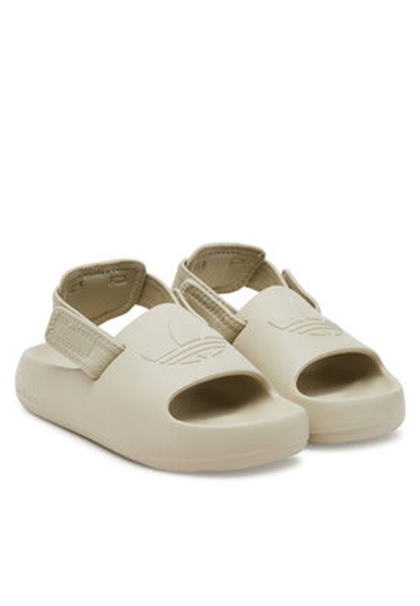 Adidas - adidas Sandały adilette IG8429 Beżowy. Kolor: beżowy