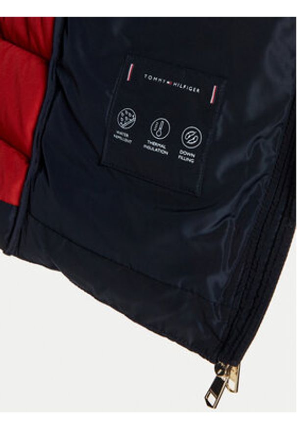 TOMMY HILFIGER - Tommy Hilfiger Kurtka puchowa Heritage WW0WW43601 Granatowy Regular Fit. Kolor: niebieski. Materiał: syntetyk