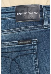 Calvin Klein Jeans - Jeansy. Kolor: niebieski. Materiał: bawełna, denim, lyocell, elastan, tkanina #2