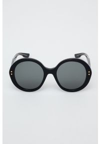 Gucci okulary przeciwsłoneczne damskie kolor czarny. Kształt: okrągłe. Kolor: czarny #2