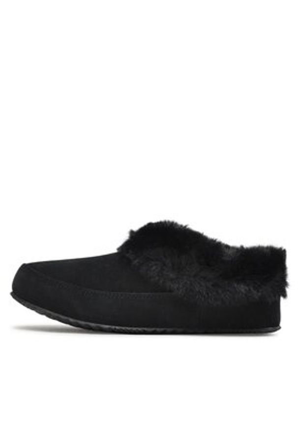 sorel - Sorel Kapcie Go™ - Coffe Run NL3692 Czarny. Kolor: czarny. Materiał: skóra, zamsz