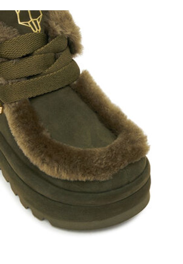 Naked Wolfe Śniegowce Bambi Brązowy. Kolor: brązowy. Materiał: zamsz, skóra