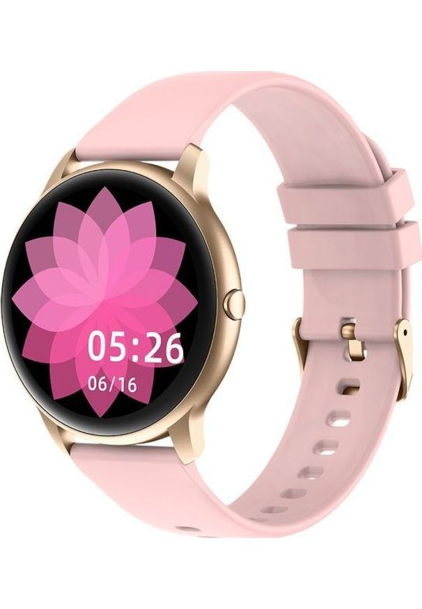 Smartwatch Gino Rossi SW015-2 Różowy (SW015-2). Rodzaj zegarka: smartwatch. Kolor: różowy