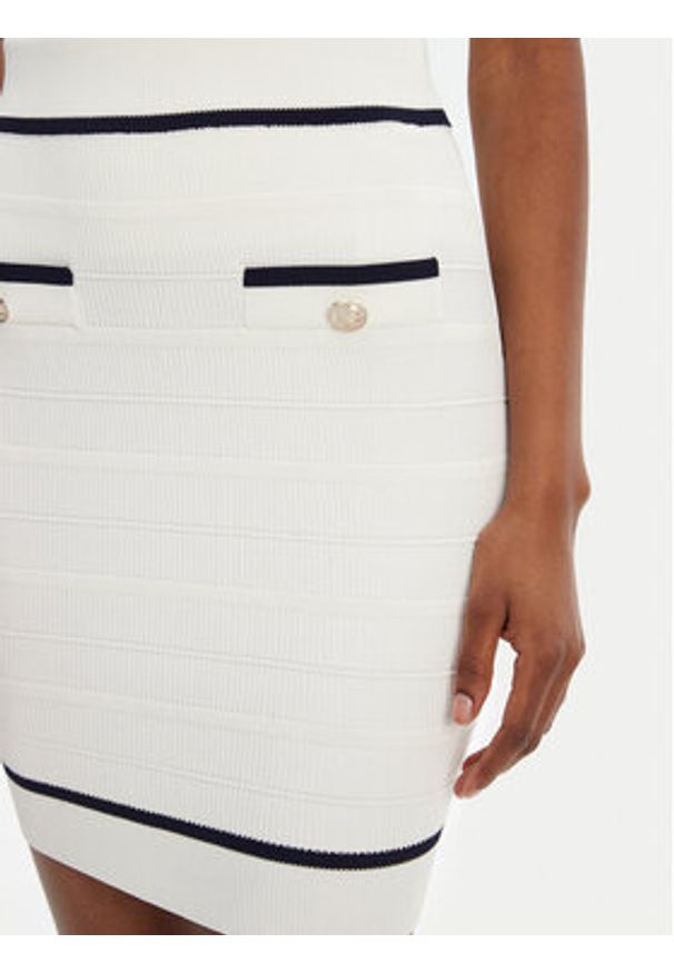 Marciano Guess Spódnica mini 5RGD00 5640Z Biały Regular Fit. Kolor: biały. Materiał: wiskoza