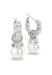 Swarovski Kolczyki Matrix 5691716 Srebrny. Materiał: metalowe. Kolor: srebrny