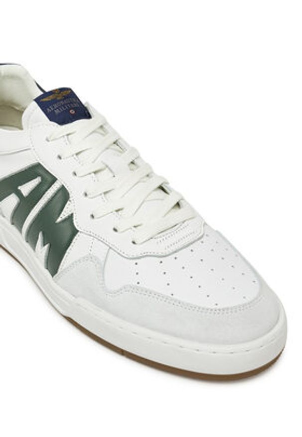 Aeronautica Militare Sneakersy 251SC300UXPL212 Biały. Kolor: biały. Materiał: skóra