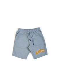 MANTO - Spodenki fitness męskie Manto Varsity krótkie bawełniane. Kolor: szary, biały, wielokolorowy. Materiał: bawełna. Długość: krótkie. Sport: fitness #1