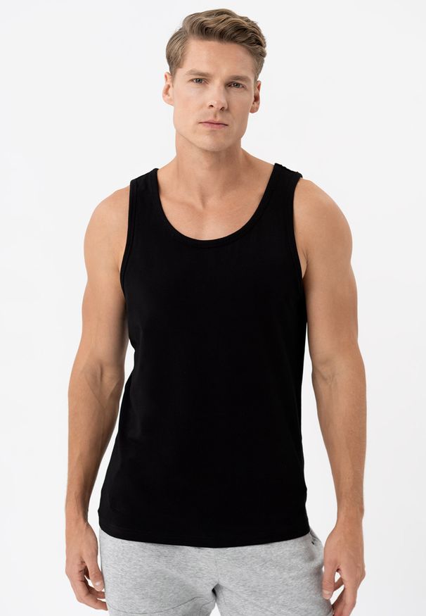 Volcano - Koszulka bez rękawów T-STRONG. Materiał: prążkowany, materiał. Długość rękawa: bez rękawów. Długość: długie. Styl: klasyczny