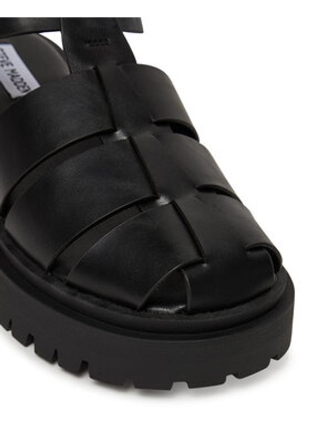 Steve Madden Sandały Market SM11003808 Czarny. Kolor: czarny. Materiał: skóra