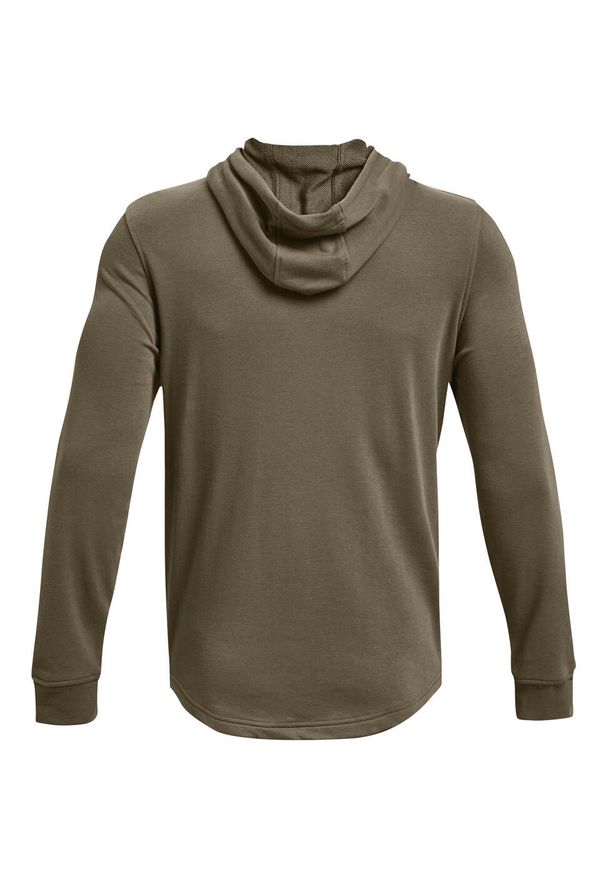Bluza z kapturem Under Armour UA Rival Terry Logo, Mężczyźni. Typ kołnierza: kaptur. Kolor: zielony, wielokolorowy, pomarańczowy