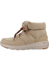 skechers - Tenisówki Skechers Model Glacial Ultra-trend Kolor Brązowy. Zapięcie: sznurówki. Kolor: brązowy. Materiał: materiał, syntetyk, tkanina. Szerokość cholewki: normalna. Sport: turystyka piesza