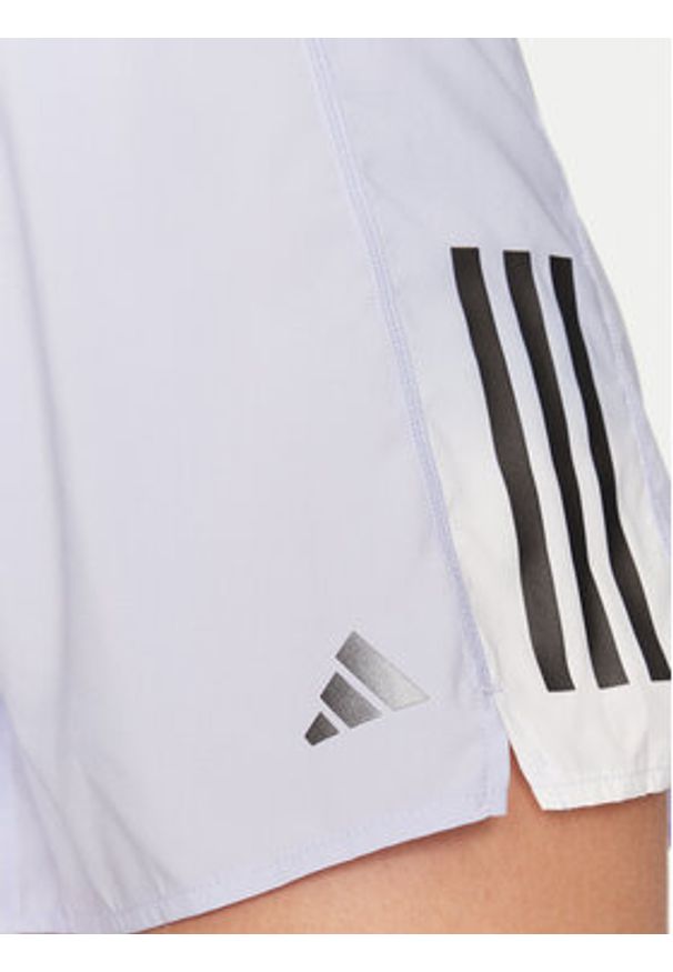 Adidas - adidas Szorty sportowe Own the Run Colorblock JP0831 Fioletowy Regular Fit. Kolor: fioletowy. Materiał: syntetyk. Sport: bieganie