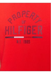 TOMMY HILFIGER - Tommy Hilfiger T-Shirt Graphic MW0MW32641 Czerwony Regular Fit. Kolor: czerwony. Materiał: bawełna #4