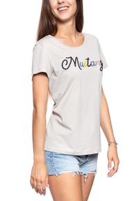 Mustang - MUSTANG T SHIRT DAMSKI Alina C Print 1009824 4025. Wzór: nadruk #6