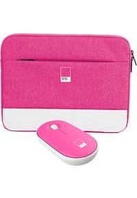 Etui Pantone Bundle Sleeve + mouse pink