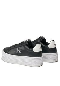 Calvin Klein Jeans Sneakersy Bold Platf Low Lace Lth Ml Met YW0YW01431 Czarny. Kolor: czarny #3