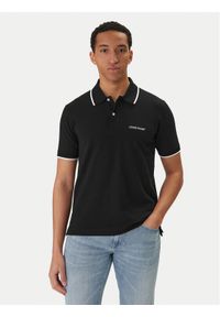 Guess Jeans Polo M6RP24 KCJV1 Czarny Regular Fit. Typ kołnierza: polo. Kolor: czarny. Materiał: bawełna #1