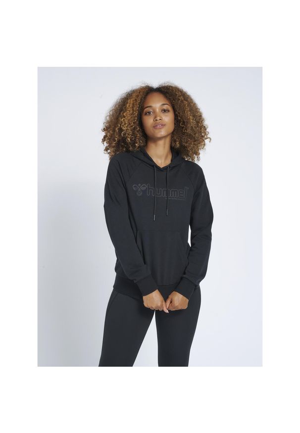 Bluza fitness damska Hummel hmlnoni z kapturem. Typ kołnierza: kaptur. Kolor: czarny. Sport: fitness