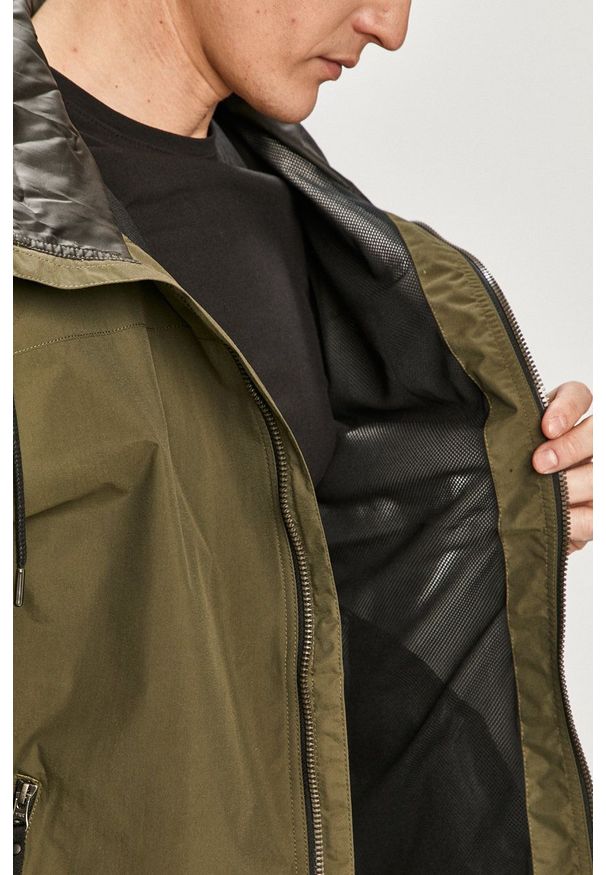 Helly Hansen - Kurtka. Okazja: na co dzień. Kolor: zielony. Materiał: tkanina, materiał. Wzór: gładki. Styl: casual