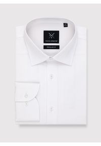 Pako Lorente - PAKO LORENTE – Biała koszula męska z długim rękawem. Kolor: biały. Materiał: bawełna. Długość rękawa: długi rękaw. Długość: długie. Wzór: gładki #5