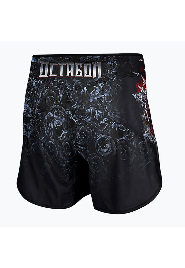 OCTAGON - Spodenki treningowe męskie Octagon Santa Muerte MMA. Kolor: czarny