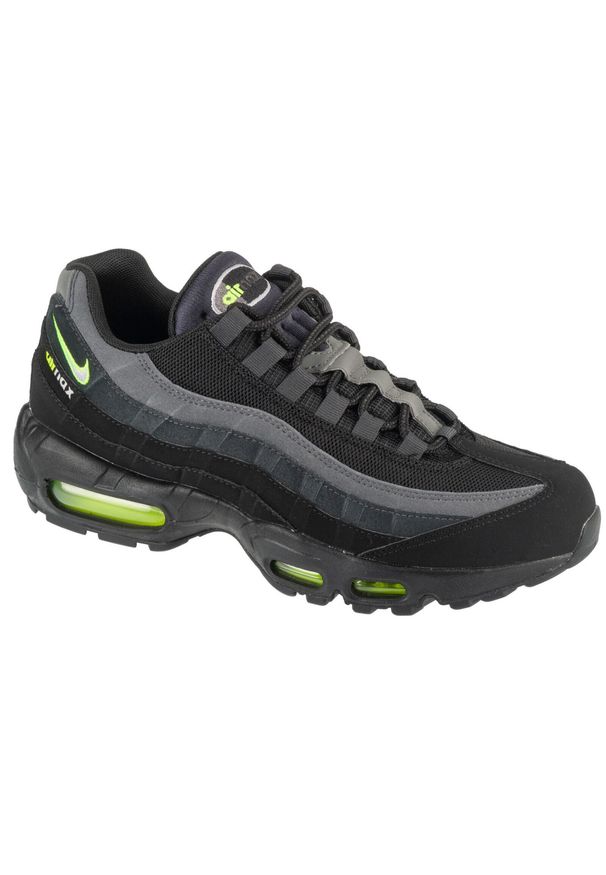 Nike - Buty sportowe Sneakersy męskie, Air Max 95 Essential. Kolor: czarny. Model: Nike Air Max. Sport: turystyka piesza