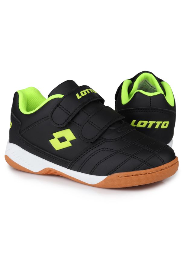 LOTTO - Buty dziecięce do piłki nożnej Lotto PACER K. Kolor: czarny, zielony, brązowy, żółty, wielokolorowy. Sport: piłka nożna