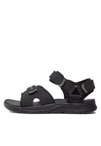 skechers - Skechers Sandały Go Consistent Sandal-Tributary 229097/BBK Czarny. Kolor: czarny. Materiał: skóra #3