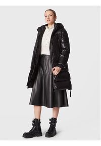 Red Valentino Płaszcz zimowy 1R0CP00I6MD Czarny Regular Fit. Kolor: czarny. Materiał: syntetyk. Sezon: zima #8