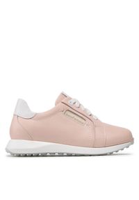 Solo Femme Sneakersy D0102-01-N03/N01-03-00 Różowy. Kolor: różowy. Materiał: skóra