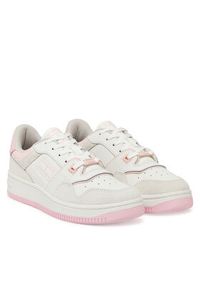Tommy Jeans Sneakersy Tjw Retro Basket Washed Suede EN0EN02773 Biały. Kolor: biały. Materiał: skóra #6