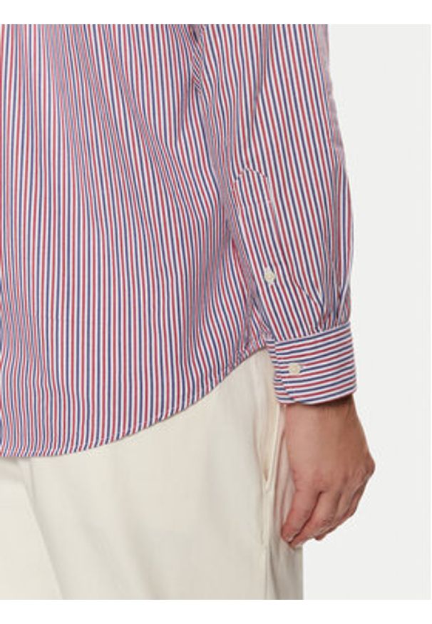 TOMMY HILFIGER - Tommy Hilfiger Koszula Classic MW0MW37549 Czerwony Regular Fit. Kolor: czerwony. Materiał: bawełna