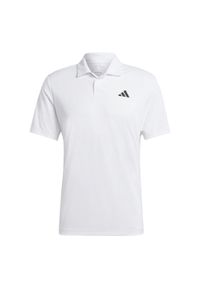 Adidas - Club Tennis Polo Shirt. Typ kołnierza: polo. Kolor: biały. Materiał: materiał