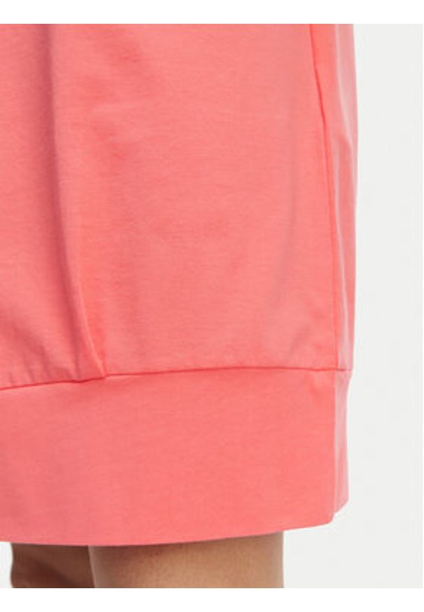 Liu Jo Beachwear Sukienka codzienna VA6212 JS003 Koralowy Regular Fit. Okazja: na co dzień. Kolor: pomarańczowy. Materiał: bawełna. Typ sukienki: proste. Styl: casual