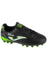 Joma - Buty piłkarskie korki chłopięce, Toledo Jr 24 TOJW AG. Kolor: czarny. Sport: piłka nożna