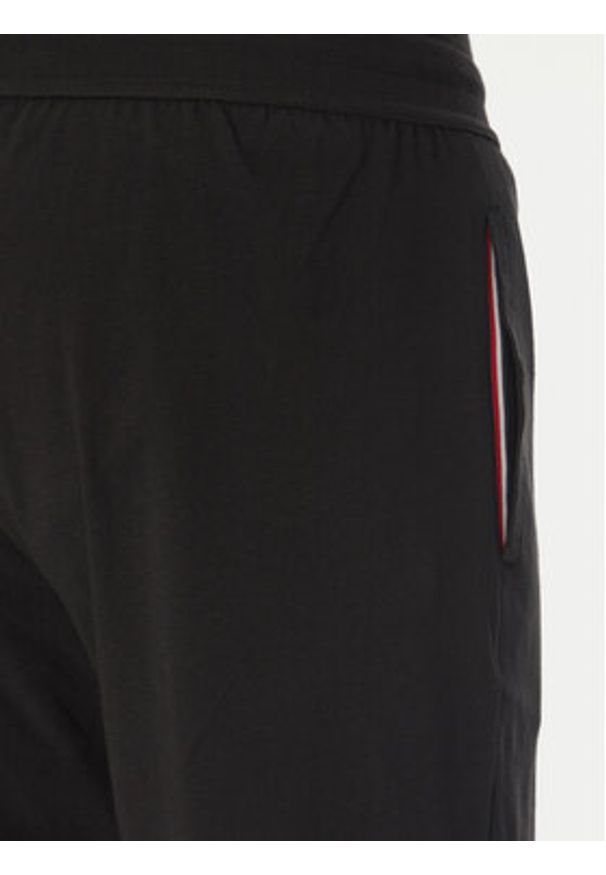 TOMMY HILFIGER - Tommy Hilfiger Szorty sportowe UM0UM03364 Czarny Regular Fit. Kolor: czarny. Materiał: bawełna. Styl: sportowy
