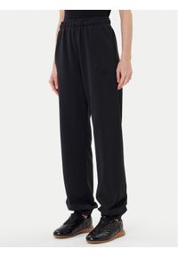 Pinko - PINKO Spodnie dresowe Pazzo 105508 A2RB Czarny Regular Fit. Kolor: czarny. Materiał: bawełna