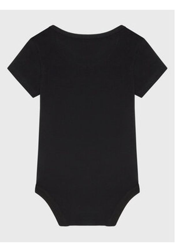 Calvin Klein Jeans Body dziecięce IN0IN00014 Czarny Regular Fit. Kolor: czarny. Materiał: bawełna