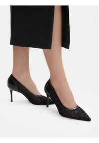 Eva Minge Szpilki EO-LOREL-V2019-1-2 Czarny. Kolor: czarny. Materiał: materiał. Obcas: na szpilce #9