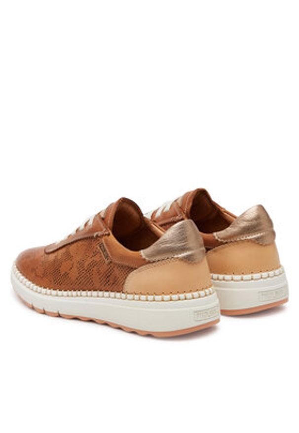 Pikolinos Sneakersy W0C-6621C1 Brązowy. Kolor: brązowy. Materiał: skóra