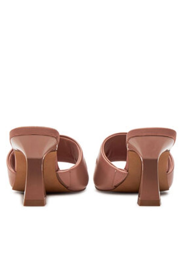 DKNY Klapki Keke K3471856 Różowy. Kolor: różowy. Materiał: skóra