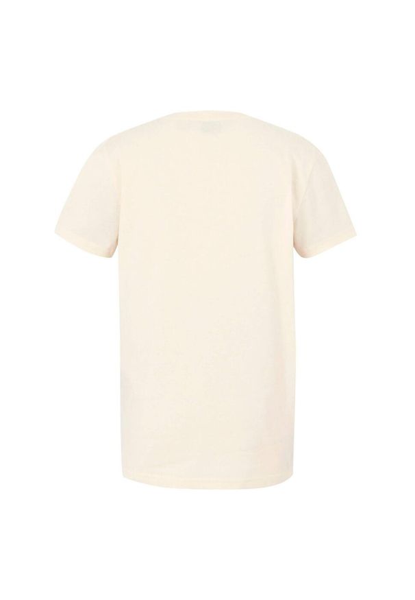 Regatta - T-shirt Damski Napisy Orla Kiely. Kolor: wielokolorowy, beżowy, zielony. Wzór: napisy