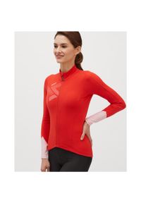 Silvini - Koszulka damska SILVINI long sleeve jersey Calvana WD1618. Kolor: czerwony, różowy, wielokolorowy. Materiał: jersey. Długość rękawa: długi rękaw #2