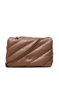Pinko - PINKO Torebka Love Mini Puff Cl AI 23-24 PLTT 100039 A0F2 Beżowy. Kolor: beżowy. Materiał: skórzane #5