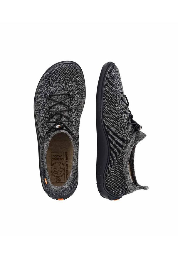 Buty Do Chodzenia Damskie Brubeck Merino Barefoot. Kolor: wielokolorowy, czarny, szary. Sport: turystyka piesza