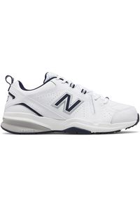 Buty męskie New Balance MX608WN5 – białe. Okazja: na co dzień. Kolor: biały. Materiał: materiał, skóra, syntetyk. Szerokość cholewki: normalna. Sezon: lato